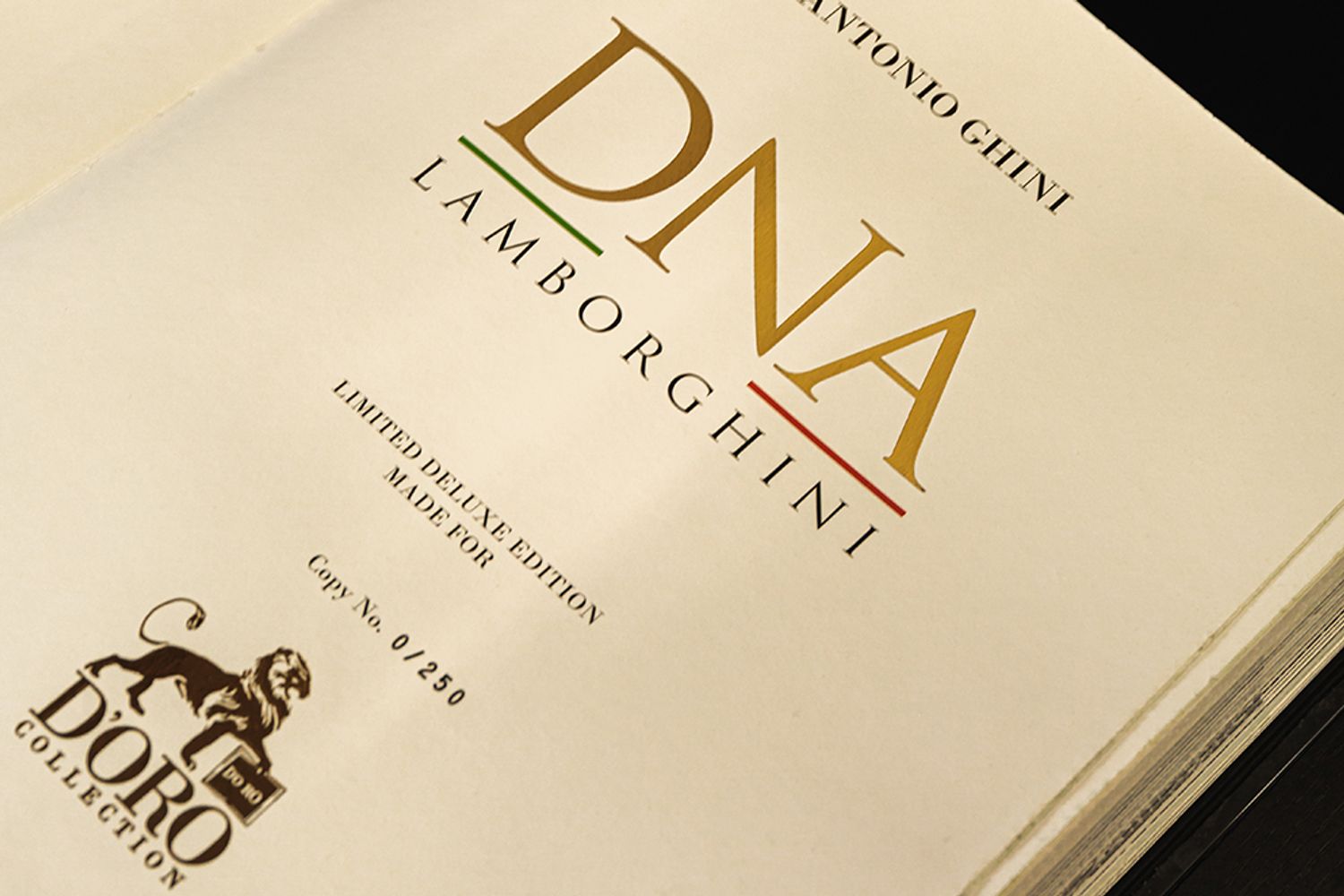 LAMBORGHINI DNA LAMBORGHINI Doro Collection Book