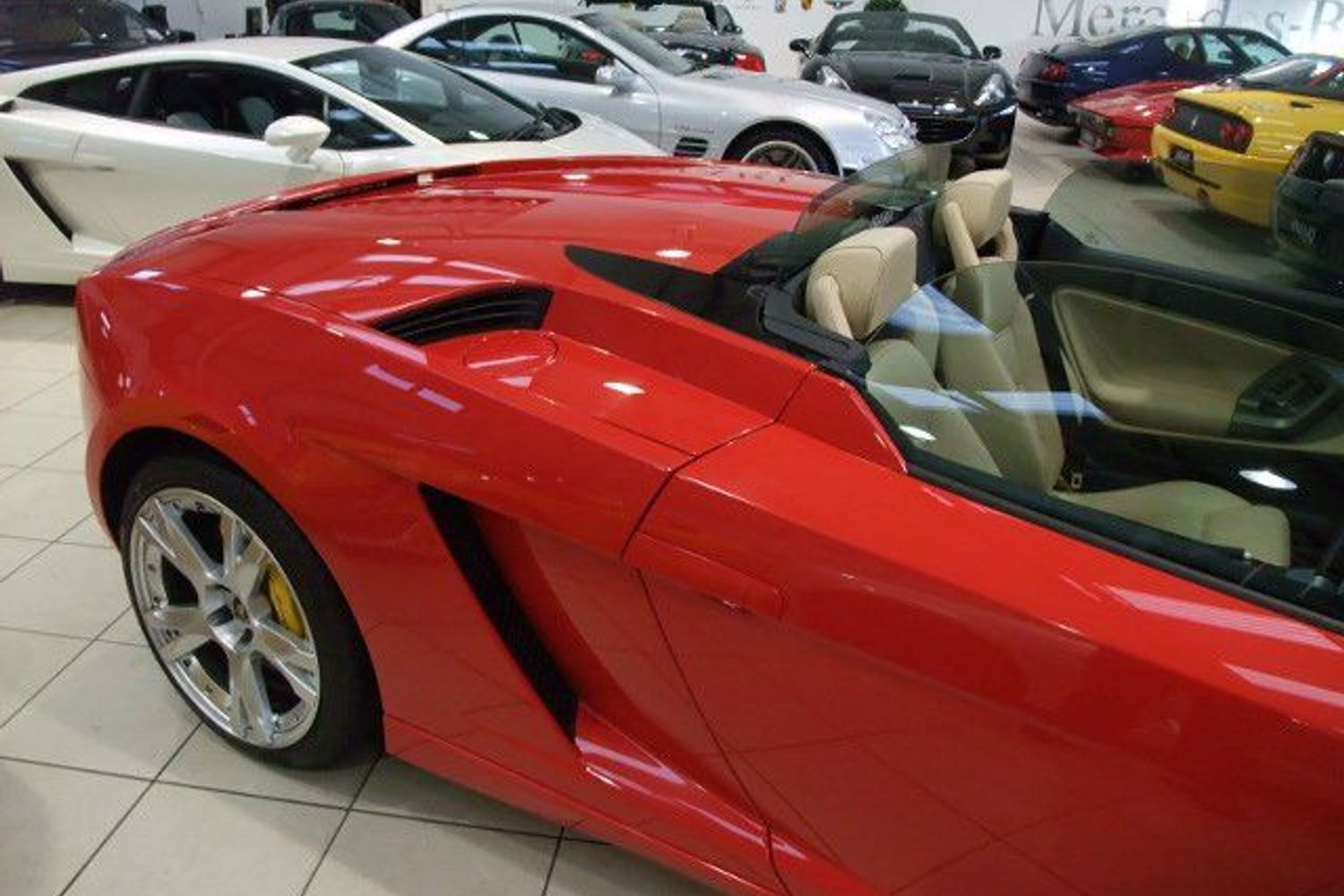 LAMBORGHINI Gallardo Spider E Gear The Only Rosso Spyder in the UK