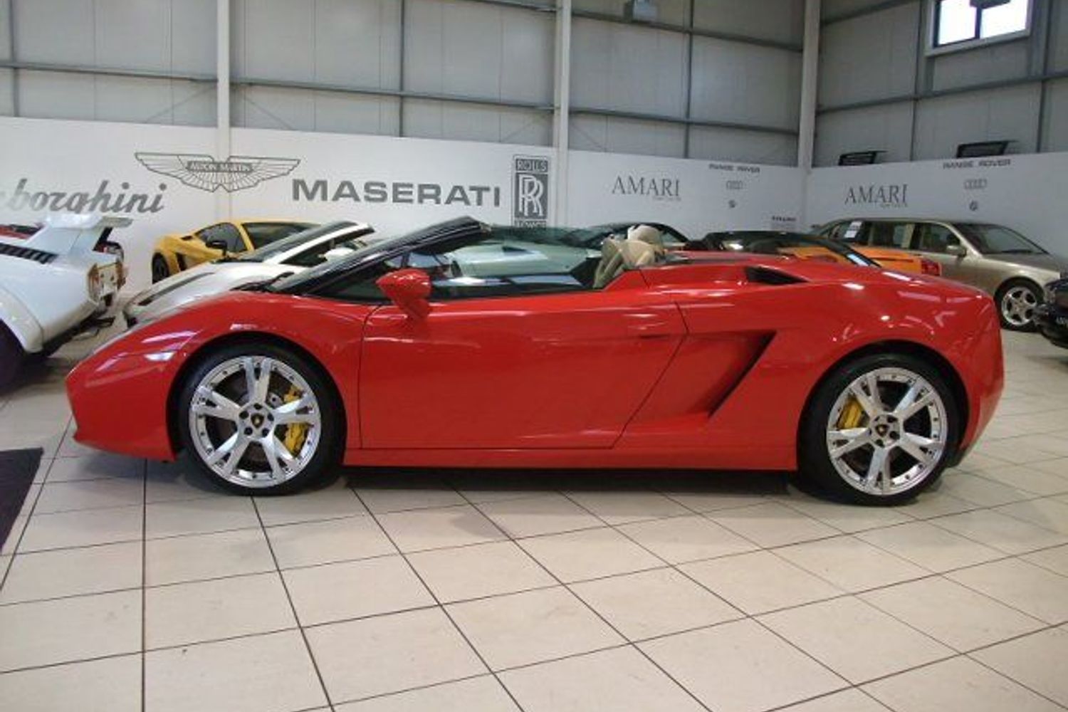 LAMBORGHINI Gallardo Spider E Gear The Only Rosso Spyder in the UK