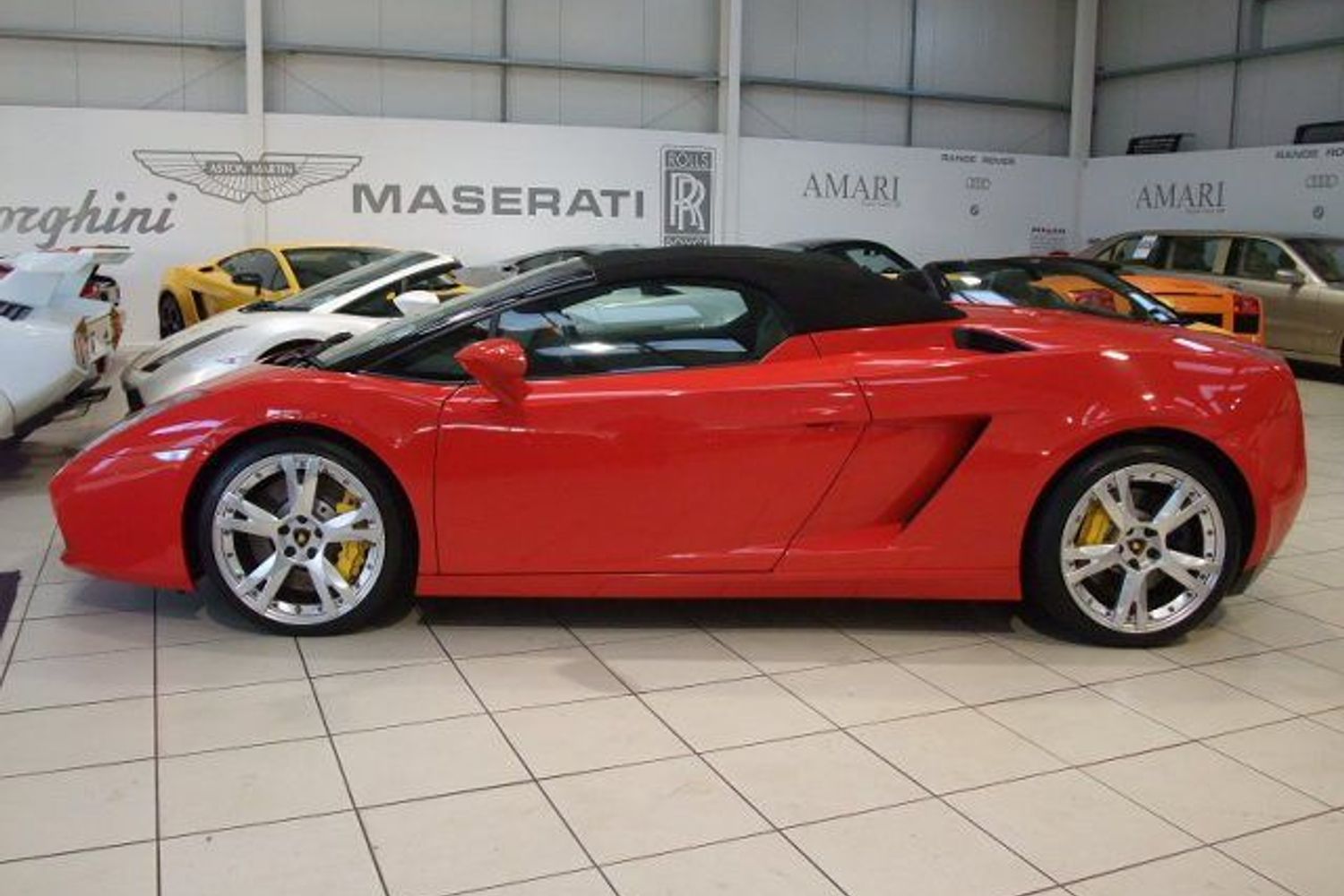 LAMBORGHINI Gallardo Spider E Gear The Only Rosso Spyder in the UK