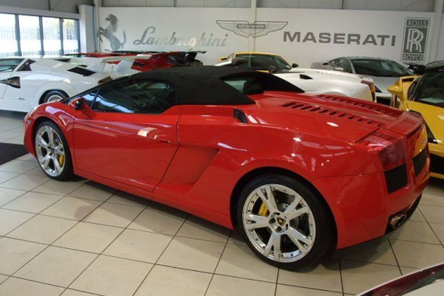 LAMBORGHINI Gallardo Spider E Gear The Only Rosso Spyder in the UK