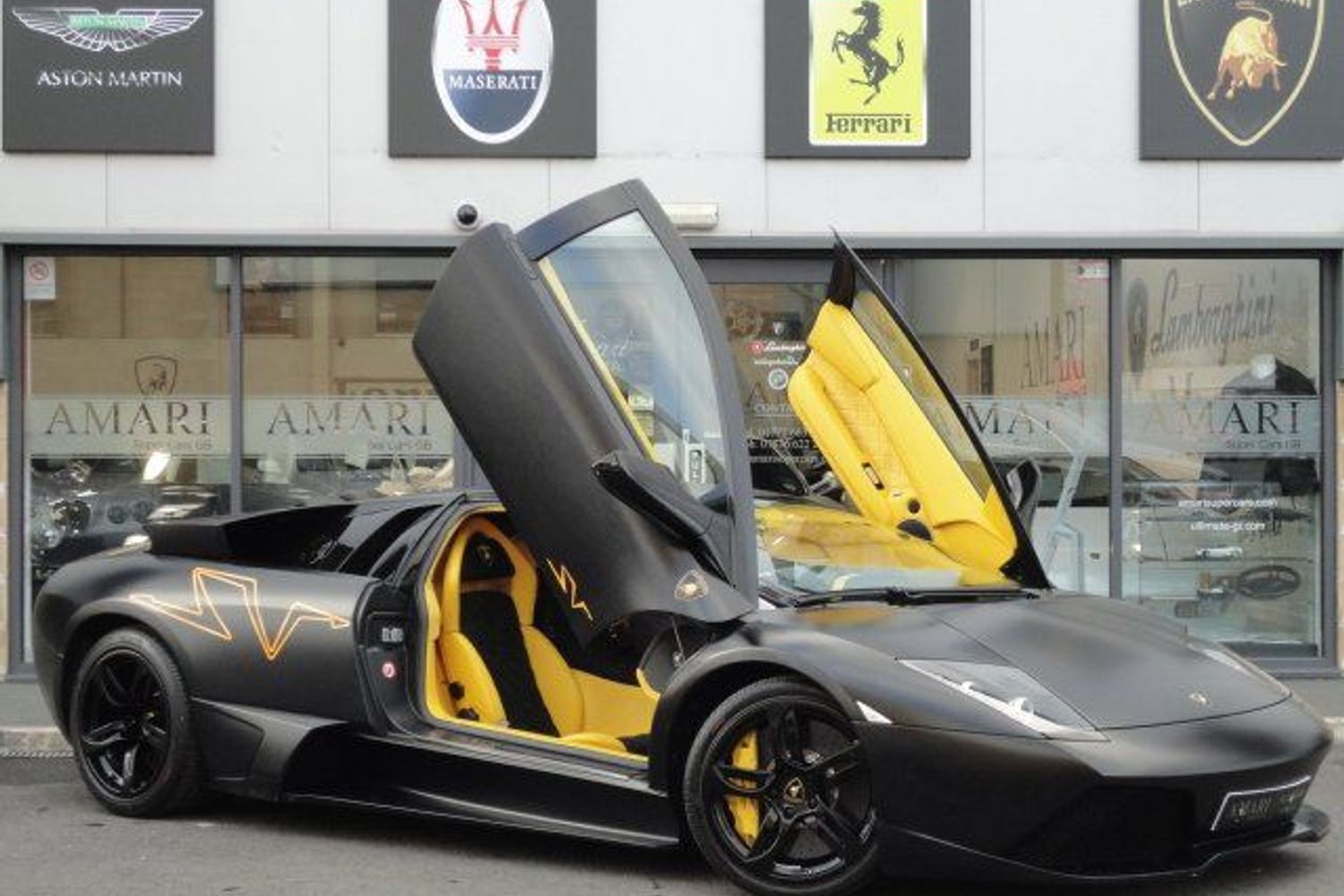 LAMBORGHINI Murcielago LP640 Plus vat Bespoke Nemesis Nero