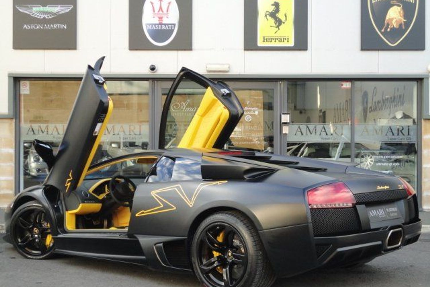 LAMBORGHINI Murcielago LP640 Plus vat Bespoke Nemesis Nero