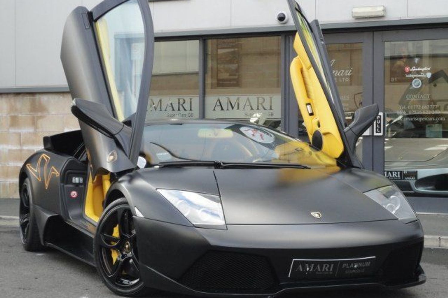 LAMBORGHINI Murcielago LP640 Plus vat Bespoke Nemesis Nero