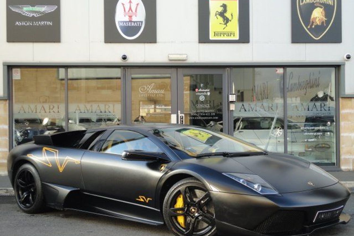 LAMBORGHINI Murcielago LP640 Plus vat Bespoke Nemesis Nero