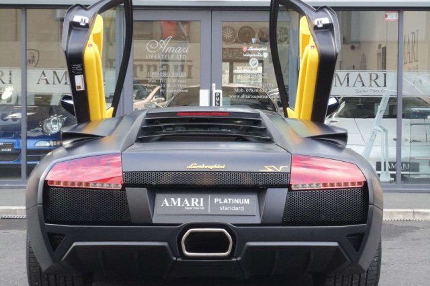 LAMBORGHINI Murcielago LP640 Plus vat Bespoke Nemesis Nero