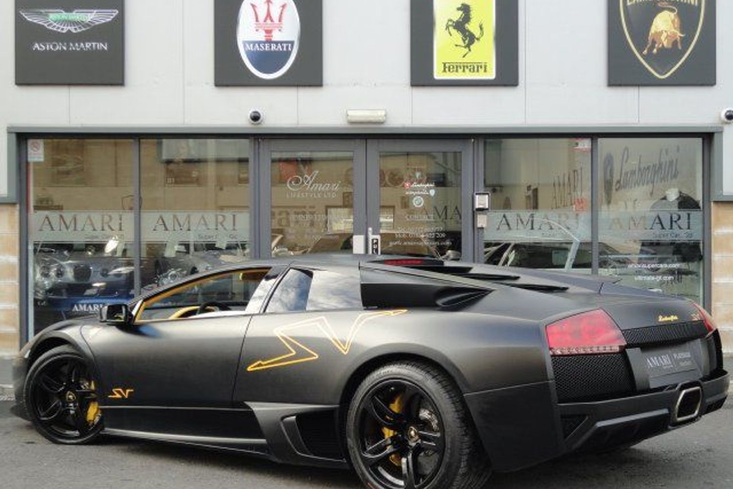 LAMBORGHINI Murcielago LP640 Plus vat Bespoke Nemesis Nero