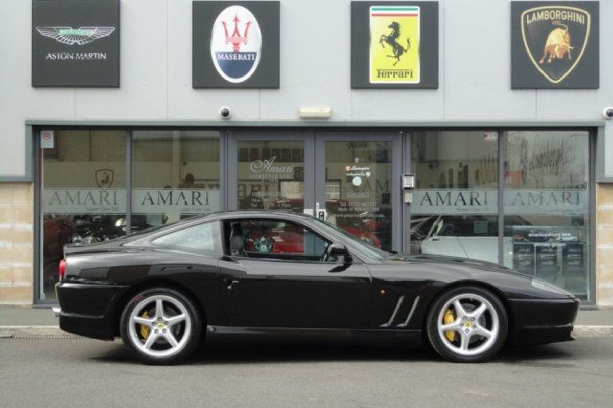FERRARI 550 Maranello (NERO WITH NERO HIDE & BLACK CARPETS) VERY VERY RARE!!!!