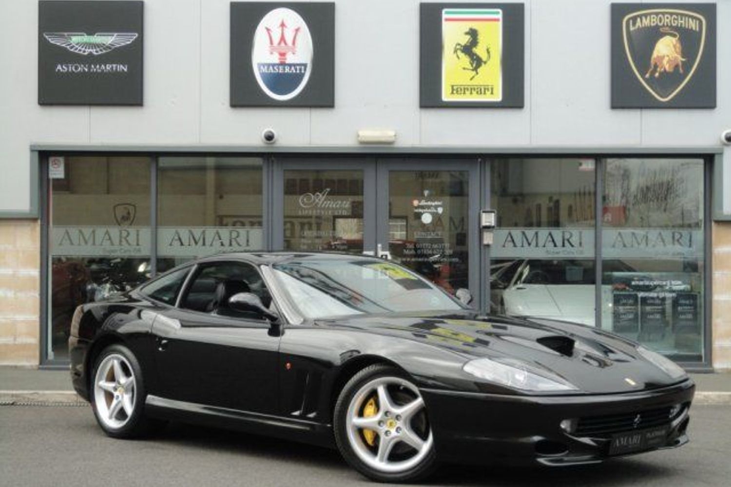 FERRARI 550 Maranello (NERO WITH NERO HIDE & BLACK CARPETS) VERY VERY RARE!!!!