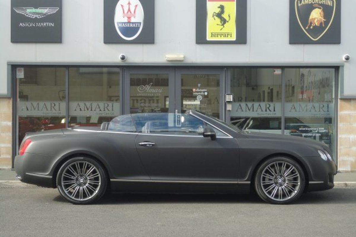 BENTLEY GTC Speed in Matte Black