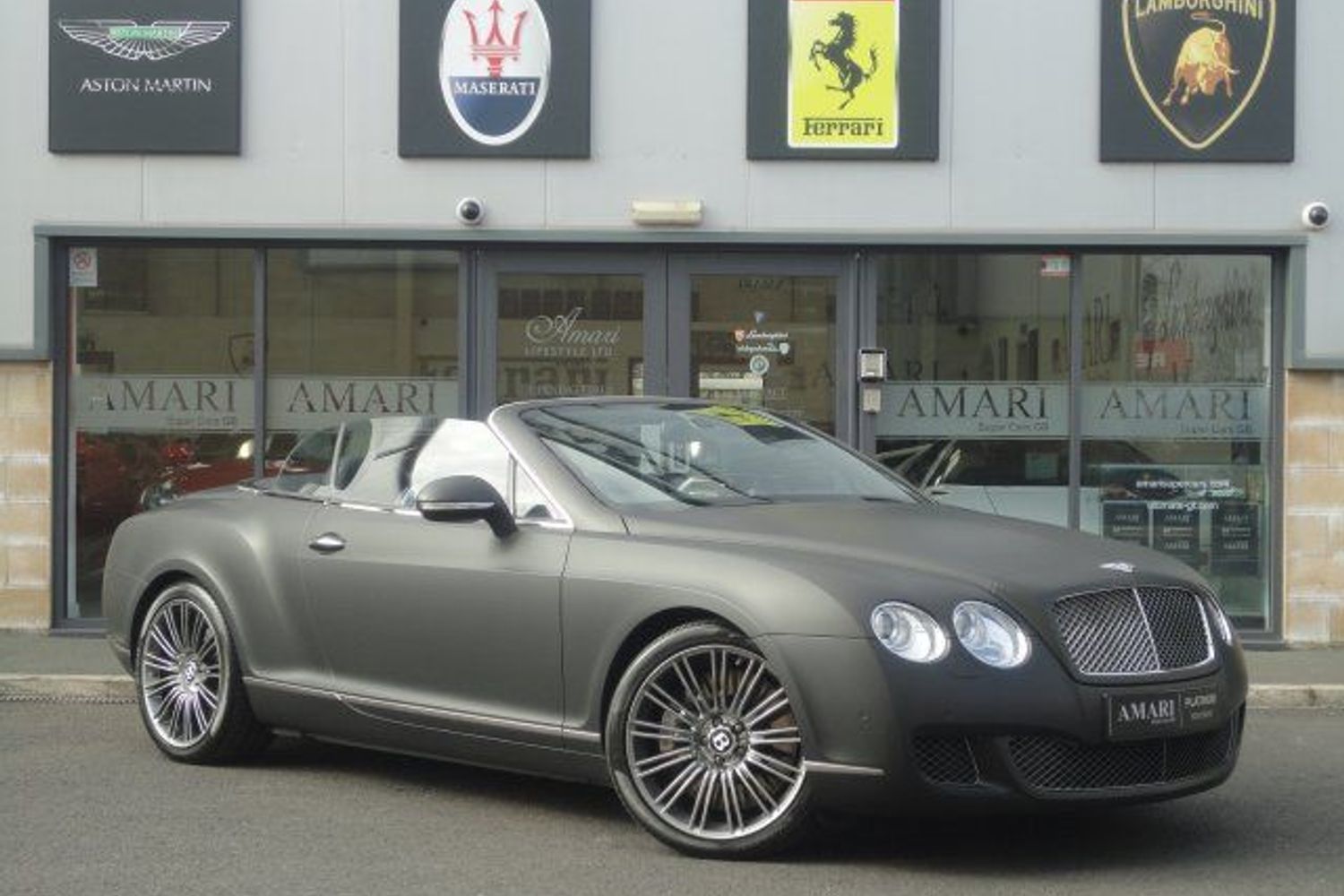 BENTLEY GTC Speed in Matte Black