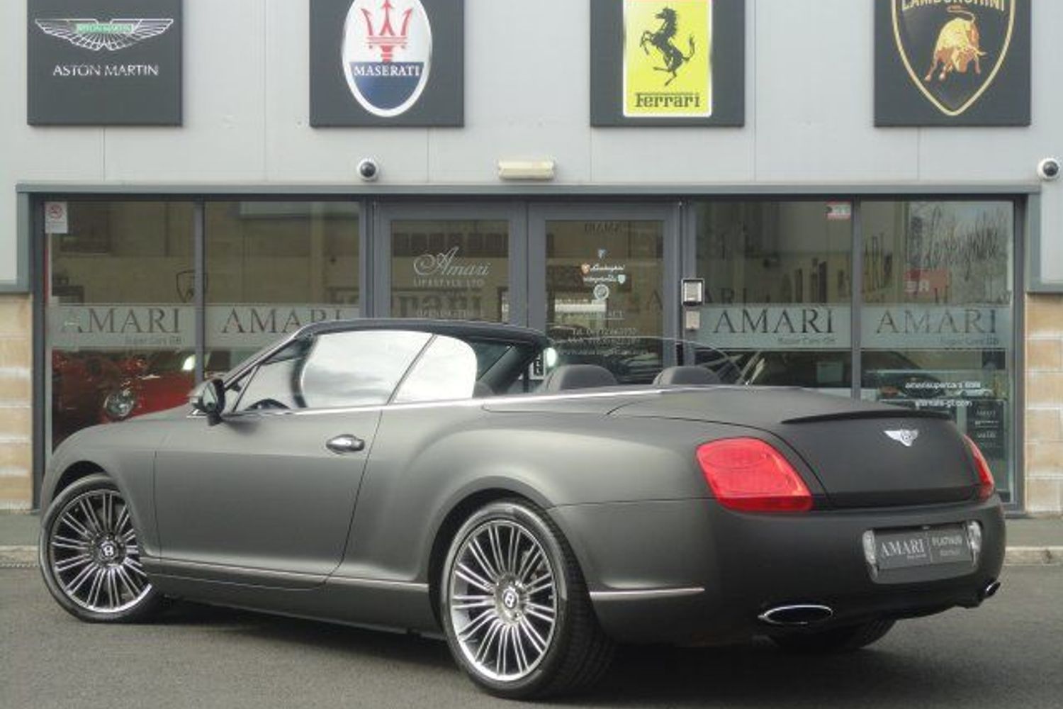 BENTLEY GTC Speed in Matte Black