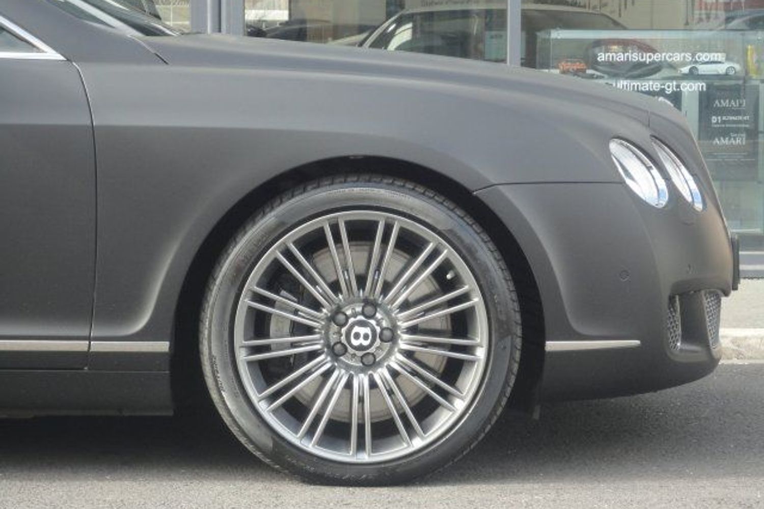 BENTLEY GTC Speed in Matte Black