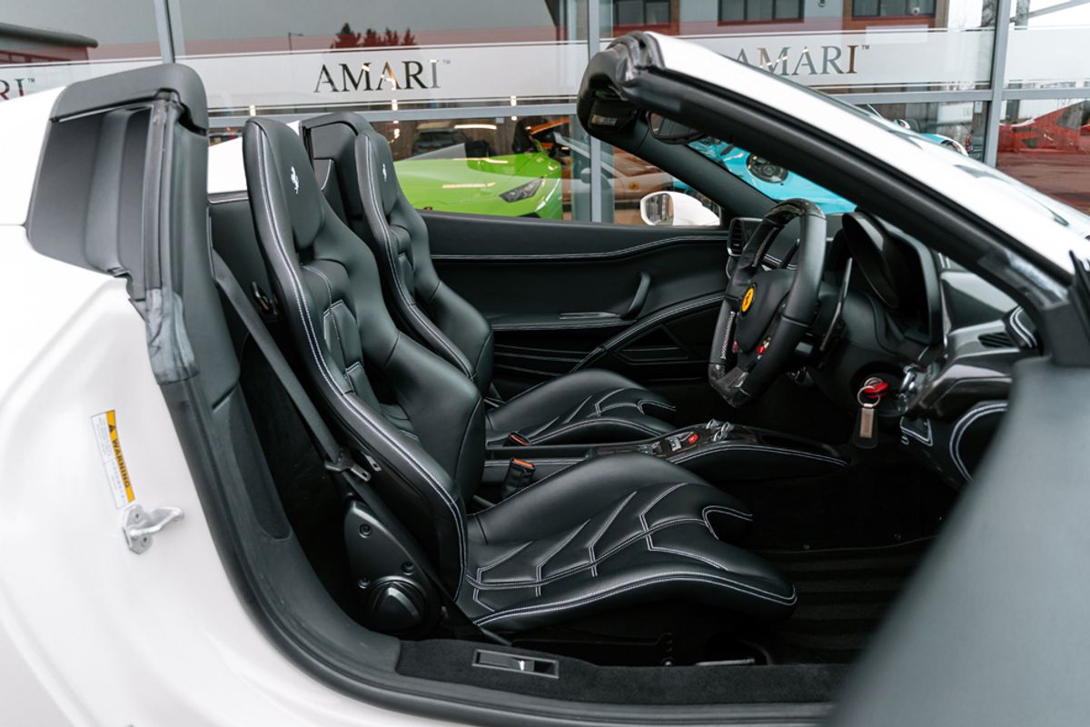 FERRARI 458 PETROL Convertible 4.5 SPIDER DCT 2DR Semi Automatic
