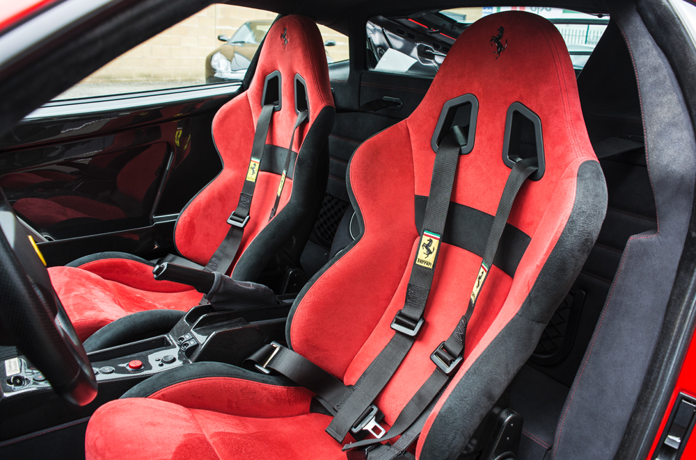 Ferrari 360 car seat clearance