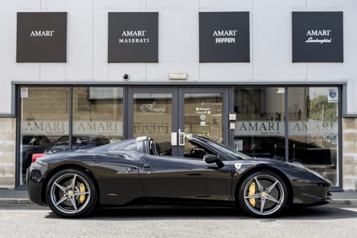 FERRARI 458 PETROL Convertible 4.5 SPIDER DCT 2DR Semi Automatic