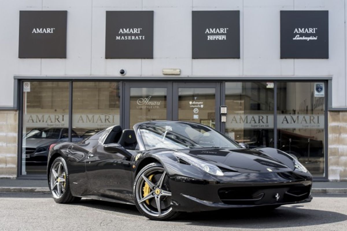 FERRARI 458 PETROL Convertible 4.5 SPIDER DCT 2DR Semi Automatic