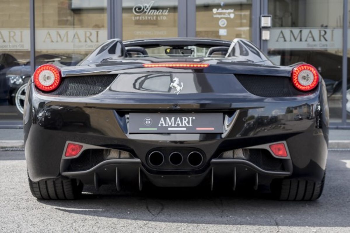 FERRARI 458 PETROL Convertible 4.5 SPIDER DCT 2DR Semi Automatic