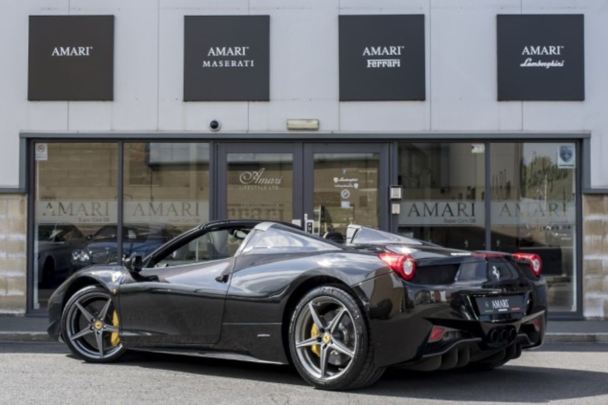 FERRARI 458 PETROL Convertible 4.5 SPIDER DCT 2DR Semi Automatic