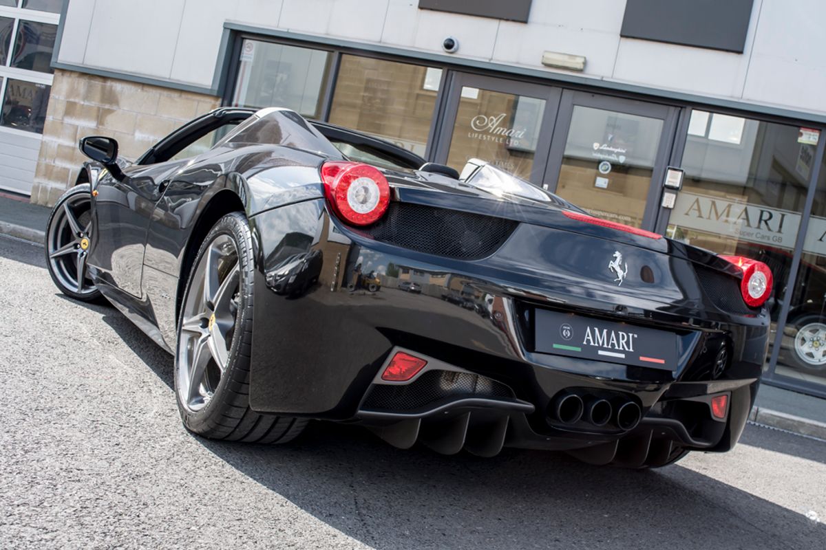 FERRARI 458 PETROL Convertible 4.5 SPIDER DCT 2DR Semi Automatic