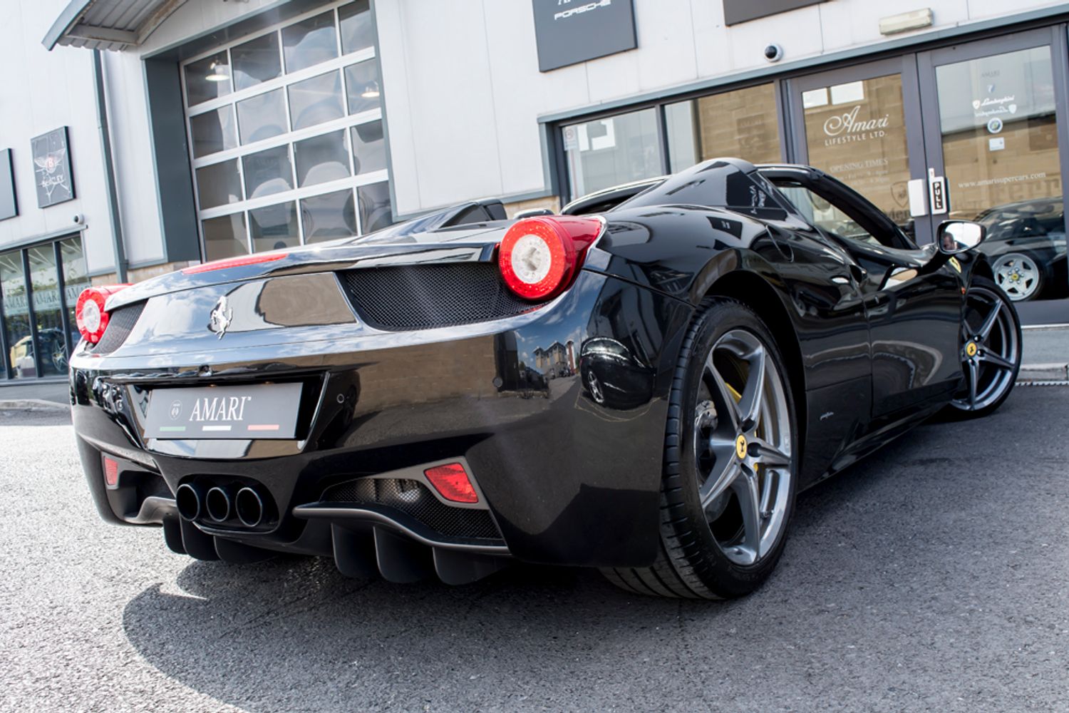 FERRARI 458 PETROL Convertible 4.5 SPIDER DCT 2DR Semi Automatic
