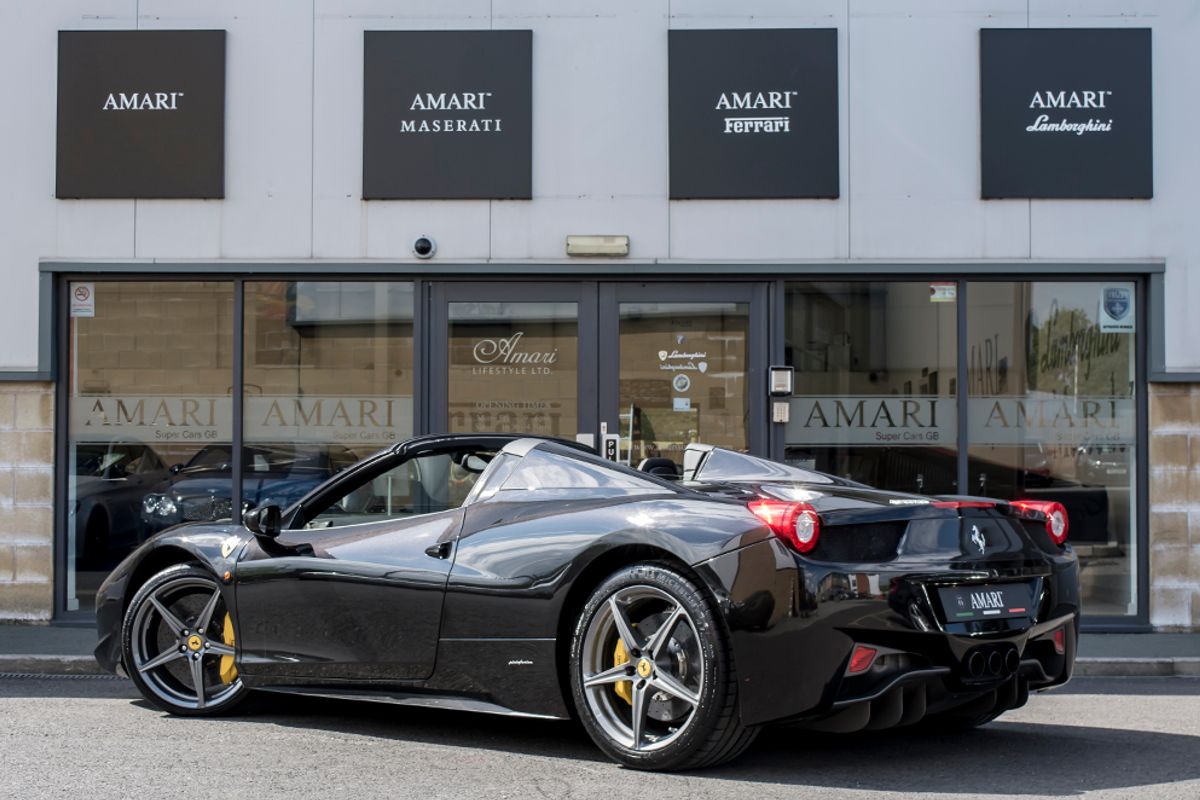 FERRARI 458 PETROL Convertible 4.5 SPIDER DCT 2DR Semi Automatic