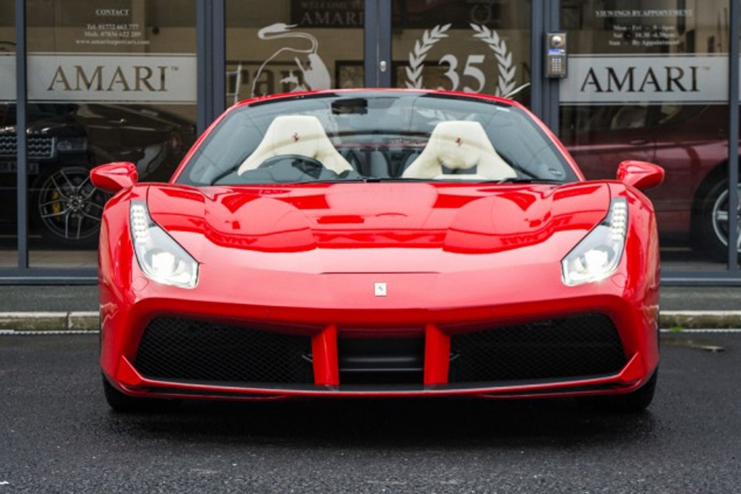 FERRARI 488 CONVERTIBLE 3.9 SPIDER 2DR SEMI AUTOMATIC