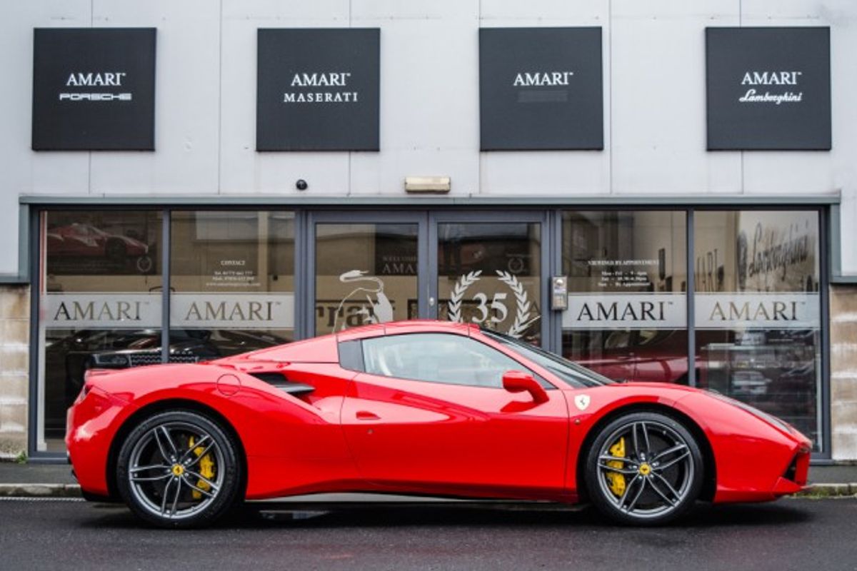 FERRARI 488 CONVERTIBLE 3.9 SPIDER 2DR SEMI AUTOMATIC