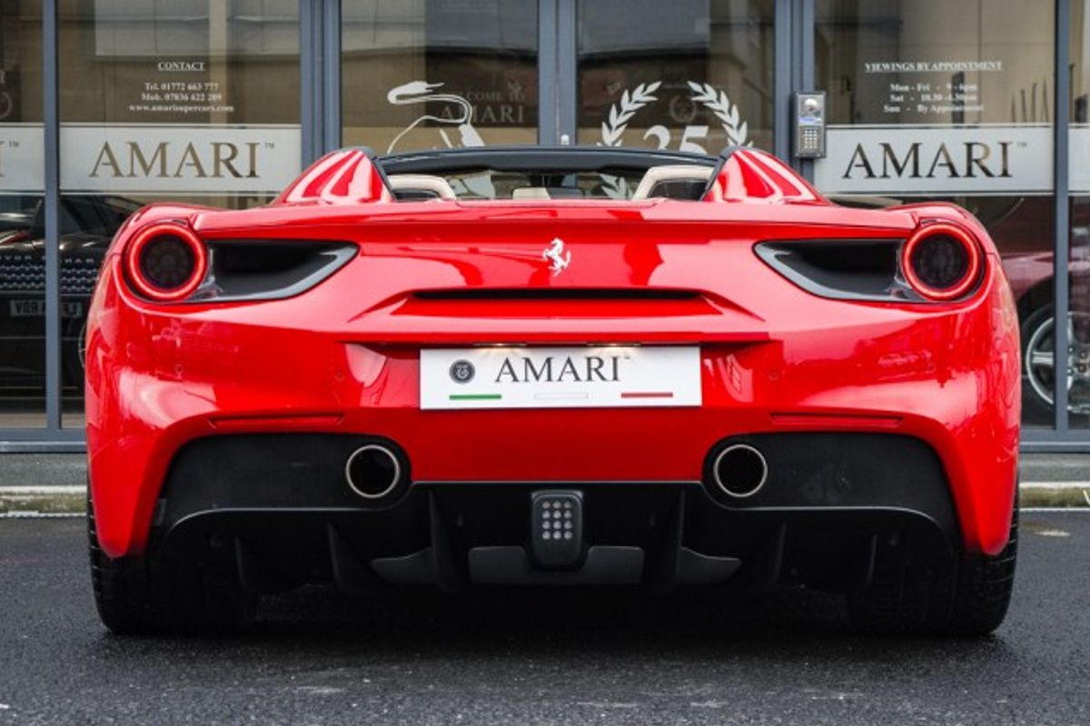 FERRARI 488 CONVERTIBLE 3.9 SPIDER 2DR SEMI AUTOMATIC