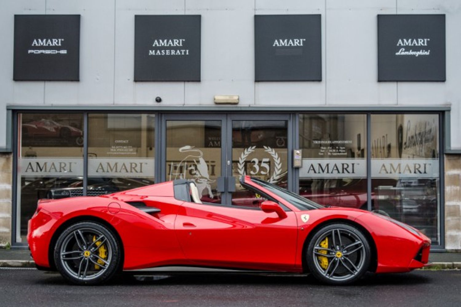 FERRARI 488 CONVERTIBLE 3.9 SPIDER 2DR SEMI AUTOMATIC