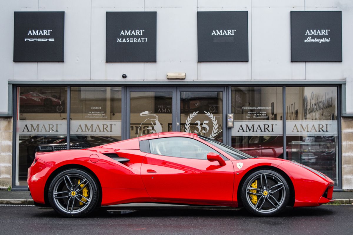 FERRARI 488 CONVERTIBLE 3.9 SPIDER 2DR SEMI AUTOMATIC