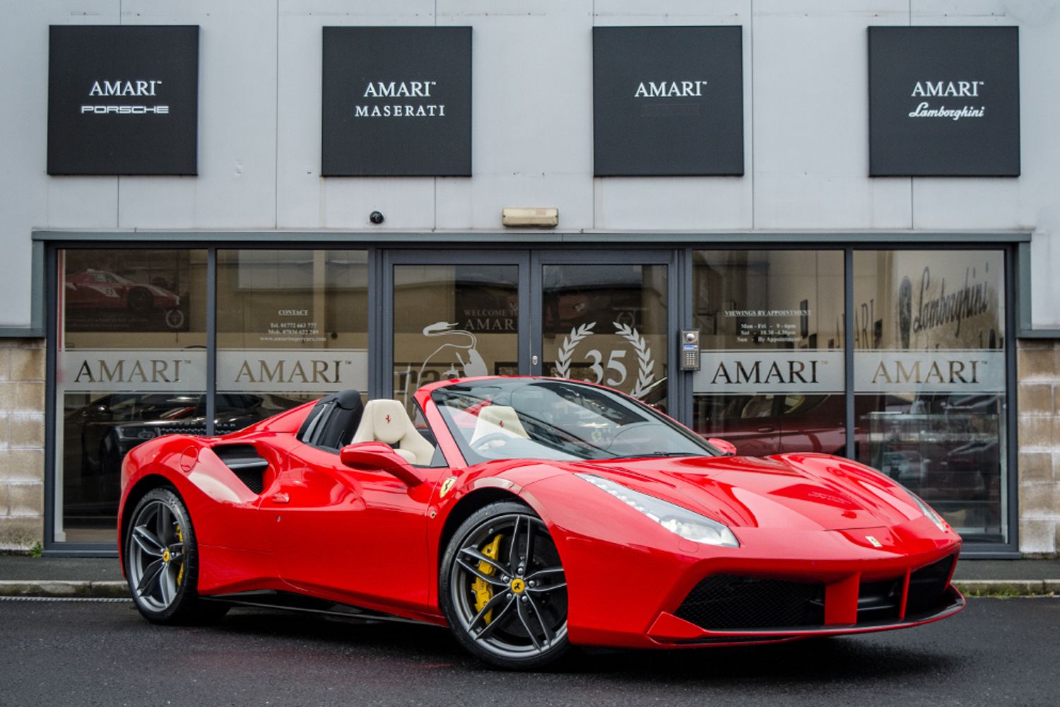 FERRARI 488 CONVERTIBLE 3.9 SPIDER 2DR SEMI AUTOMATIC