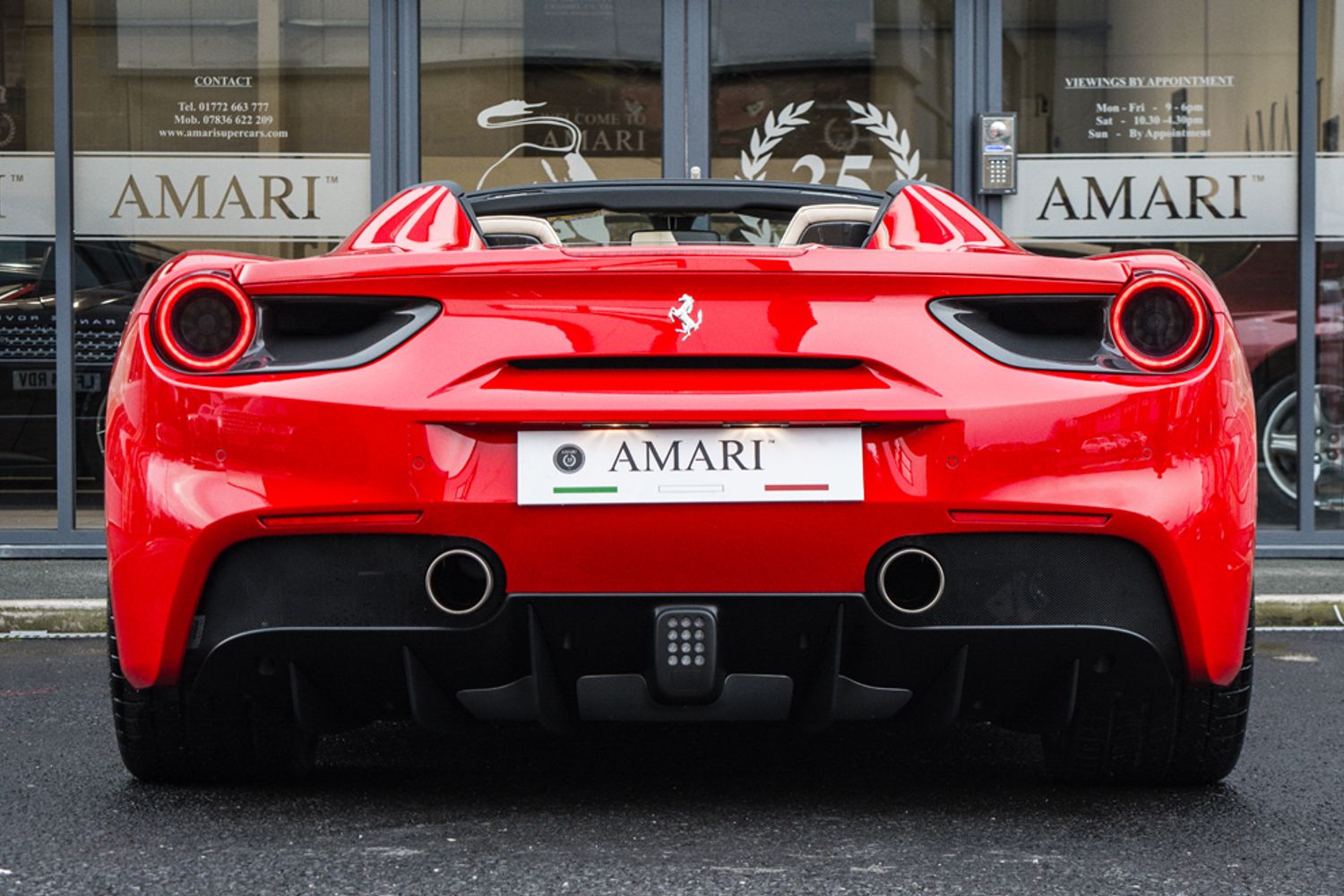 FERRARI 488 CONVERTIBLE 3.9 SPIDER 2DR SEMI AUTOMATIC