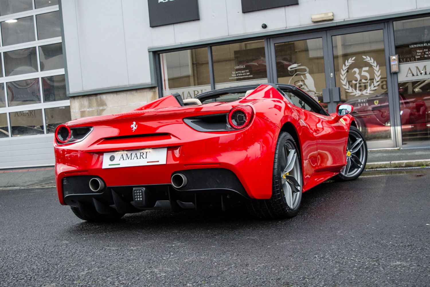 FERRARI 488 CONVERTIBLE 3.9 SPIDER 2DR SEMI AUTOMATIC