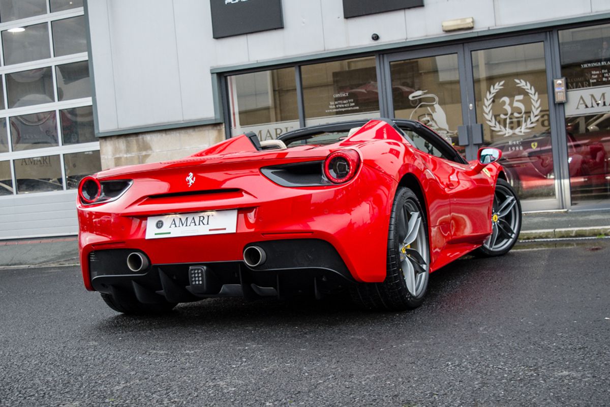 FERRARI 488 CONVERTIBLE 3.9 SPIDER 2DR SEMI AUTOMATIC