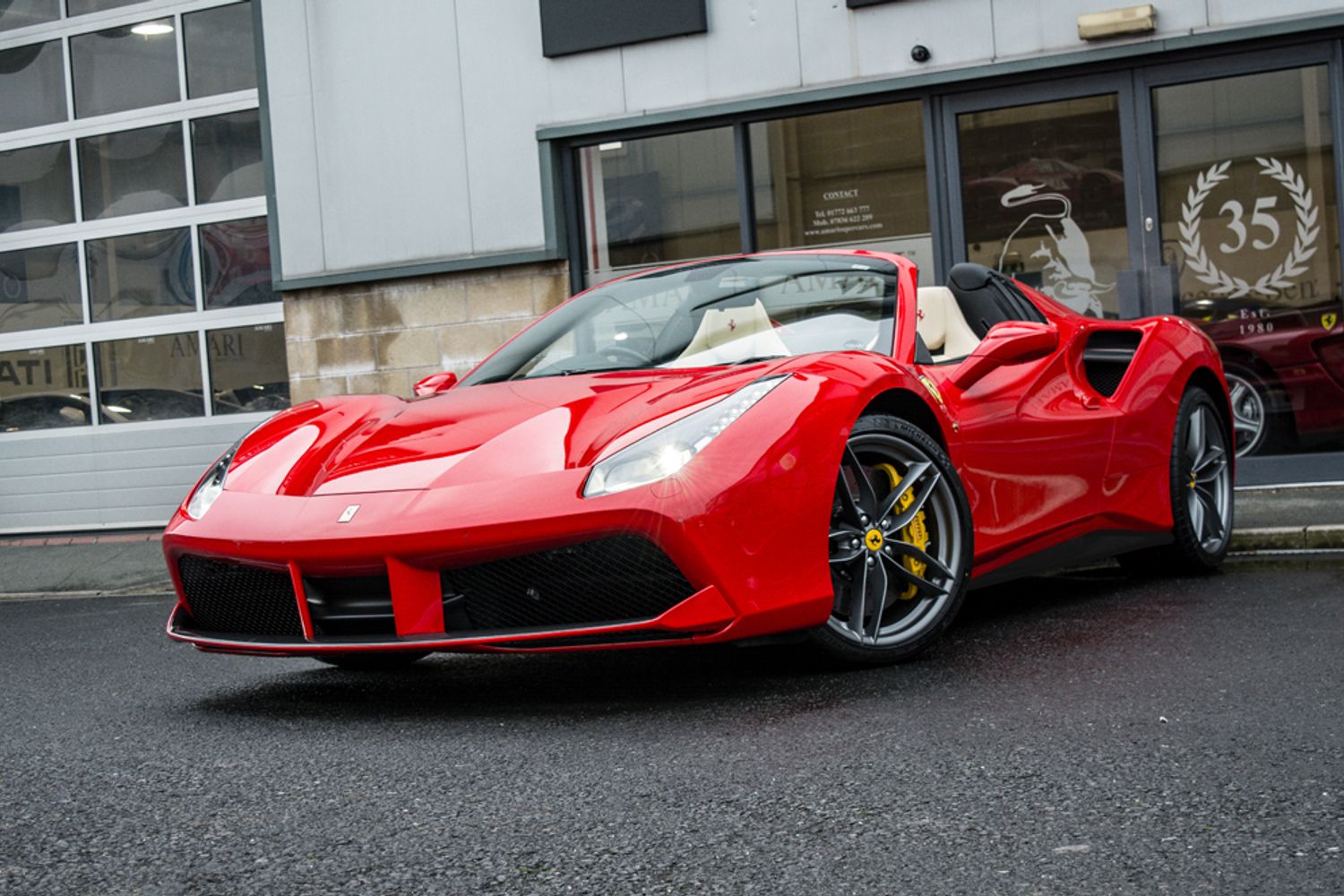 FERRARI 488 CONVERTIBLE 3.9 SPIDER 2DR SEMI AUTOMATIC