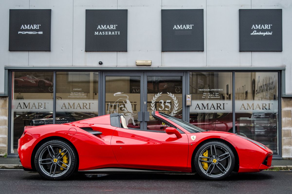FERRARI 488 CONVERTIBLE 3.9 SPIDER 2DR SEMI AUTOMATIC