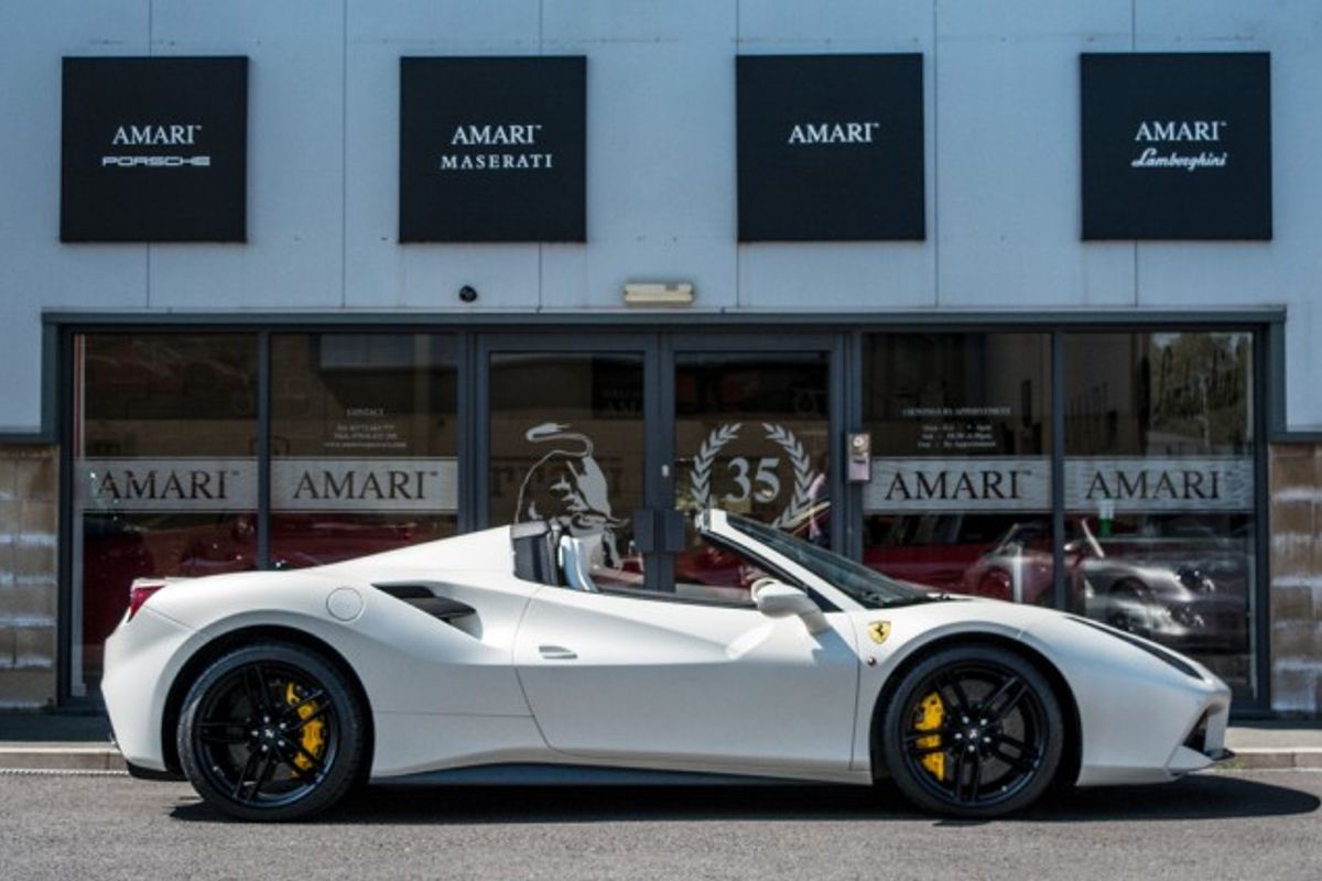 FERRARI 488 CONVERTIBLE 3.9 SPIDER 2DR SEMI AUTOMATIC