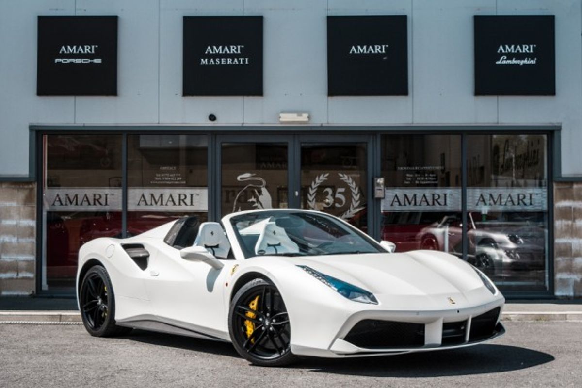 FERRARI 488 CONVERTIBLE 3.9 SPIDER 2DR SEMI AUTOMATIC