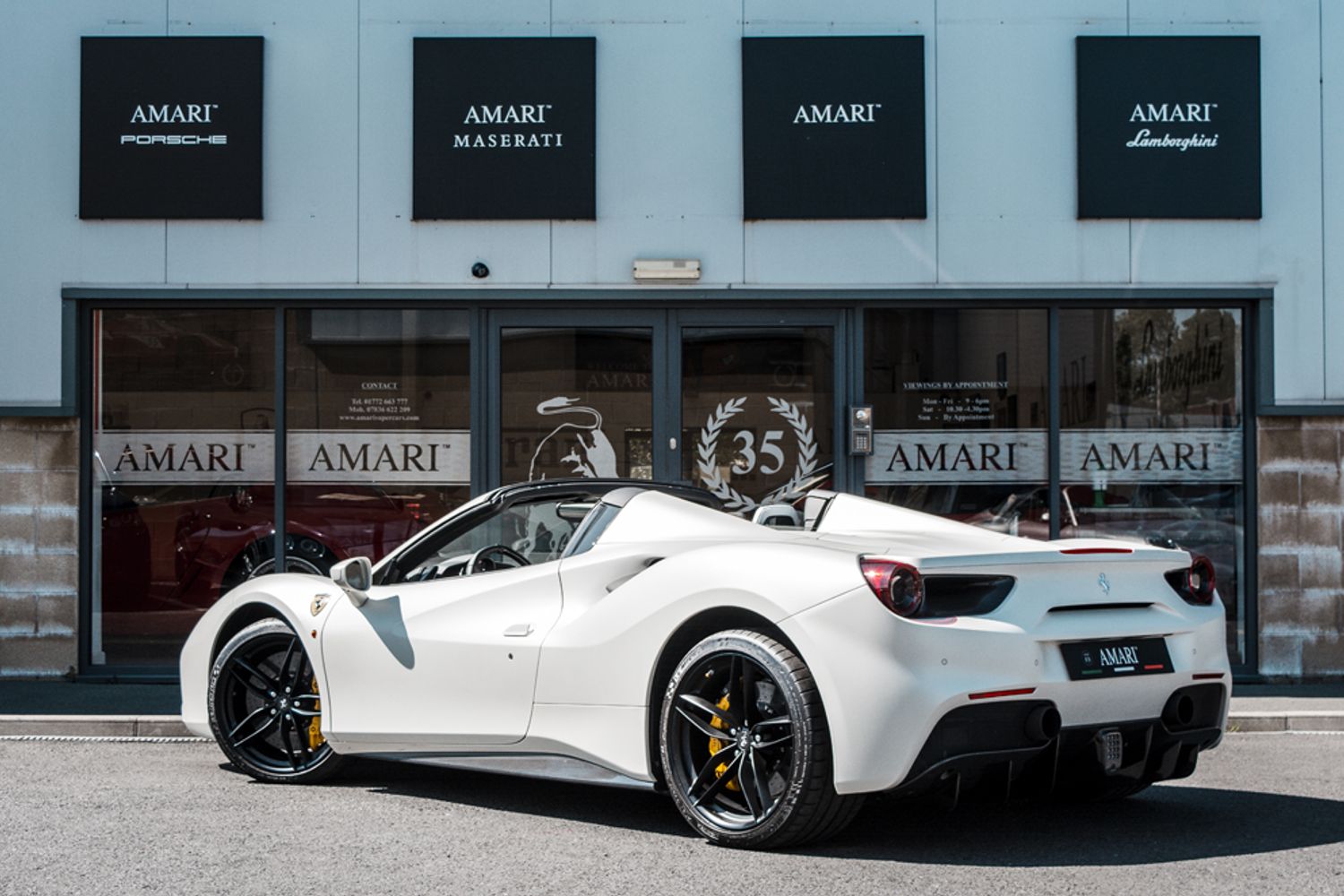 FERRARI 488 CONVERTIBLE 3.9 SPIDER 2DR SEMI AUTOMATIC