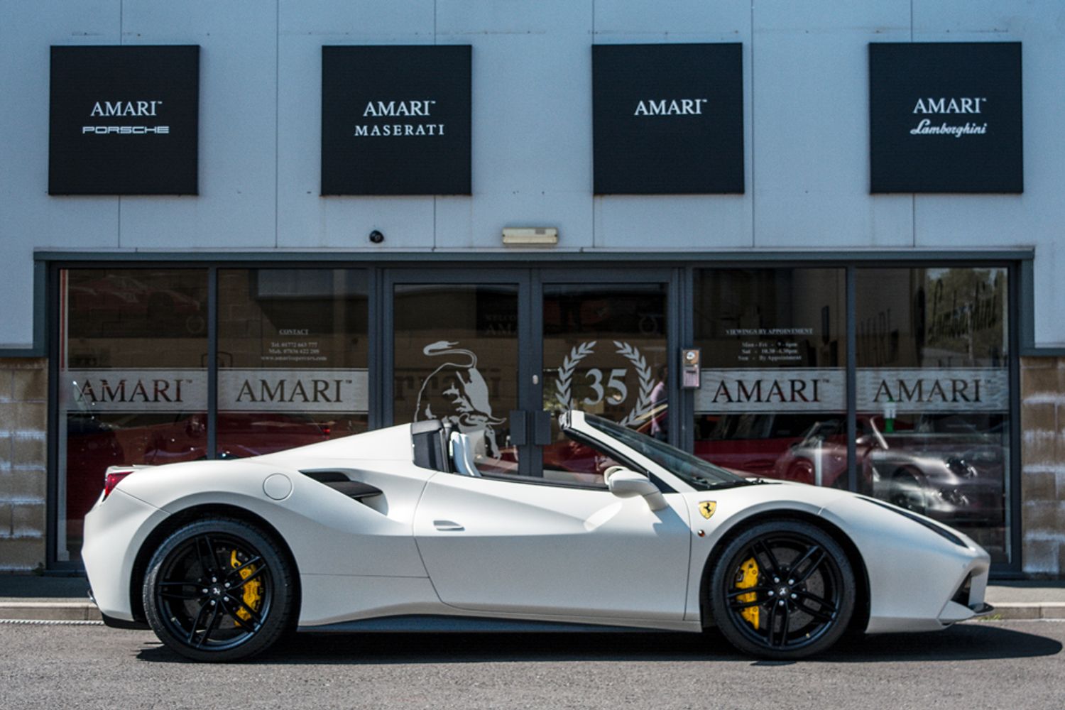 FERRARI 488 CONVERTIBLE 3.9 SPIDER 2DR SEMI AUTOMATIC
