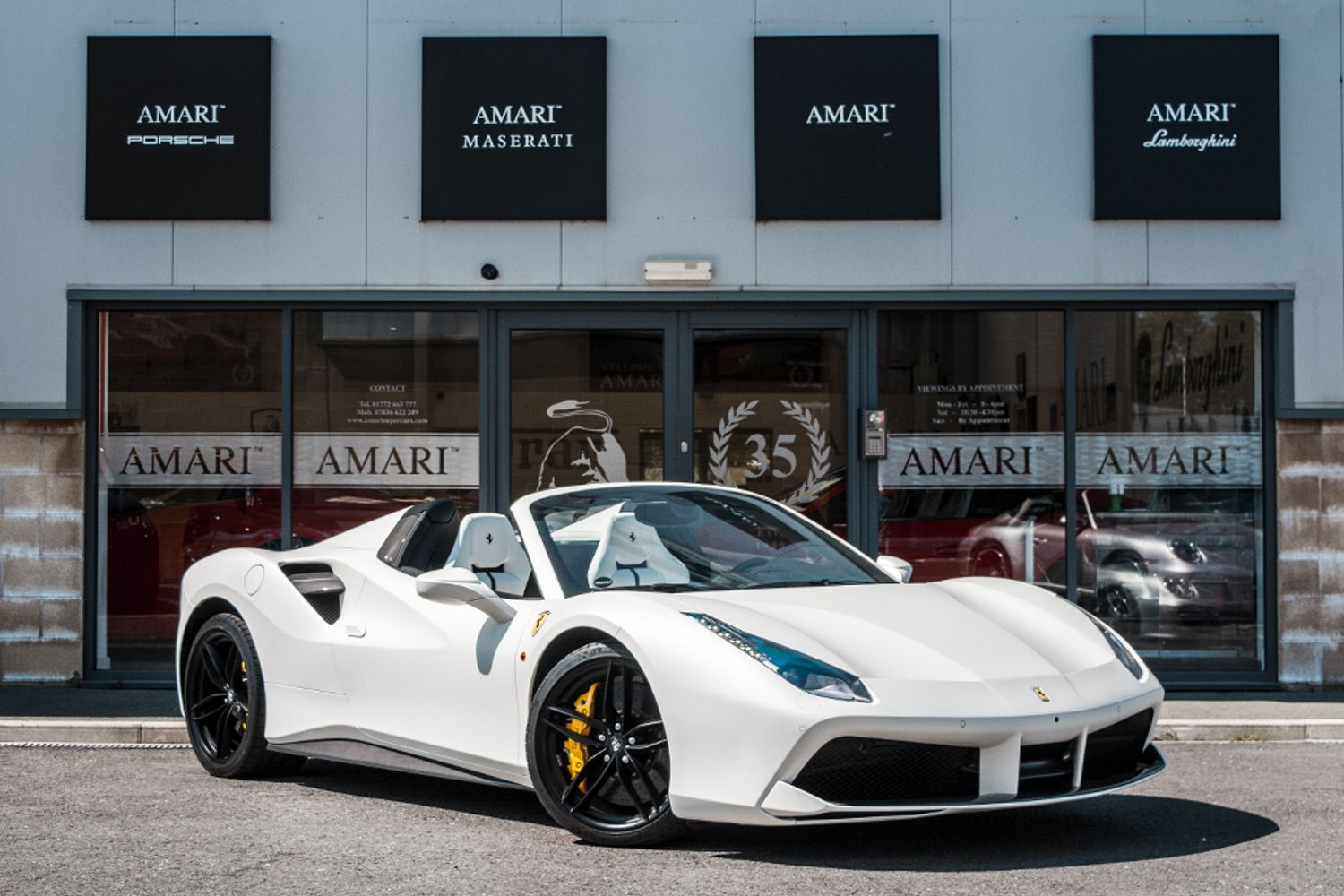 FERRARI 488 CONVERTIBLE 3.9 SPIDER 2DR SEMI AUTOMATIC