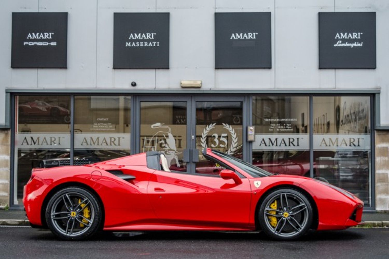 FERRARI 488 CONVERTIBLE 3.9 SPIDER 2DR SEMI AUTOMATIC