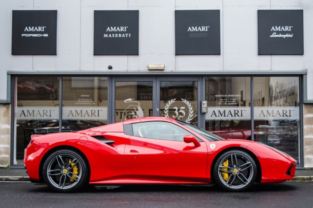 FERRARI 488 CONVERTIBLE 3.9 SPIDER 2DR SEMI AUTOMATIC