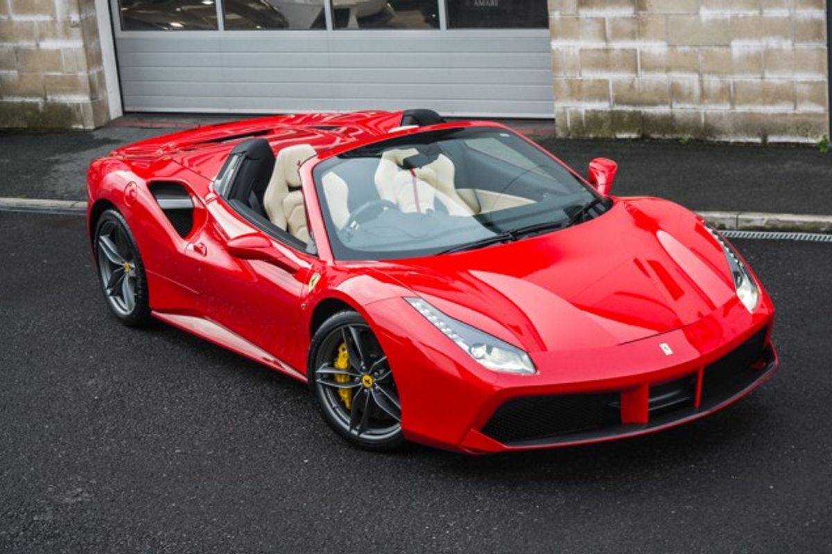 FERRARI 488 CONVERTIBLE 3.9 SPIDER 2DR SEMI AUTOMATIC
