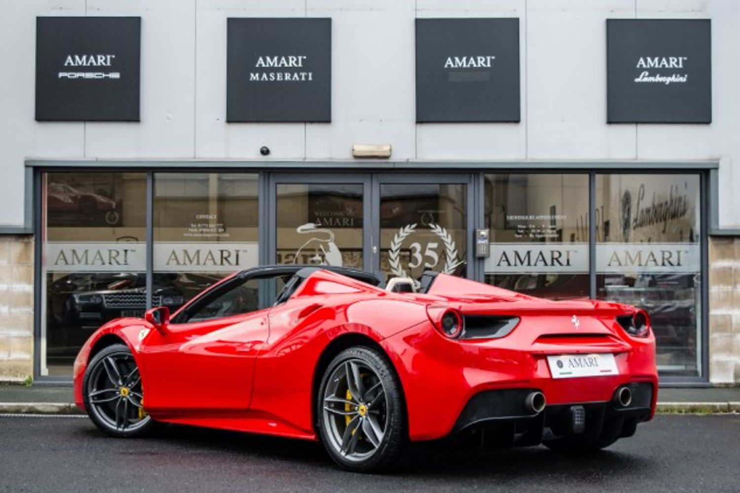 FERRARI 488 CONVERTIBLE 3.9 SPIDER 2DR SEMI AUTOMATIC