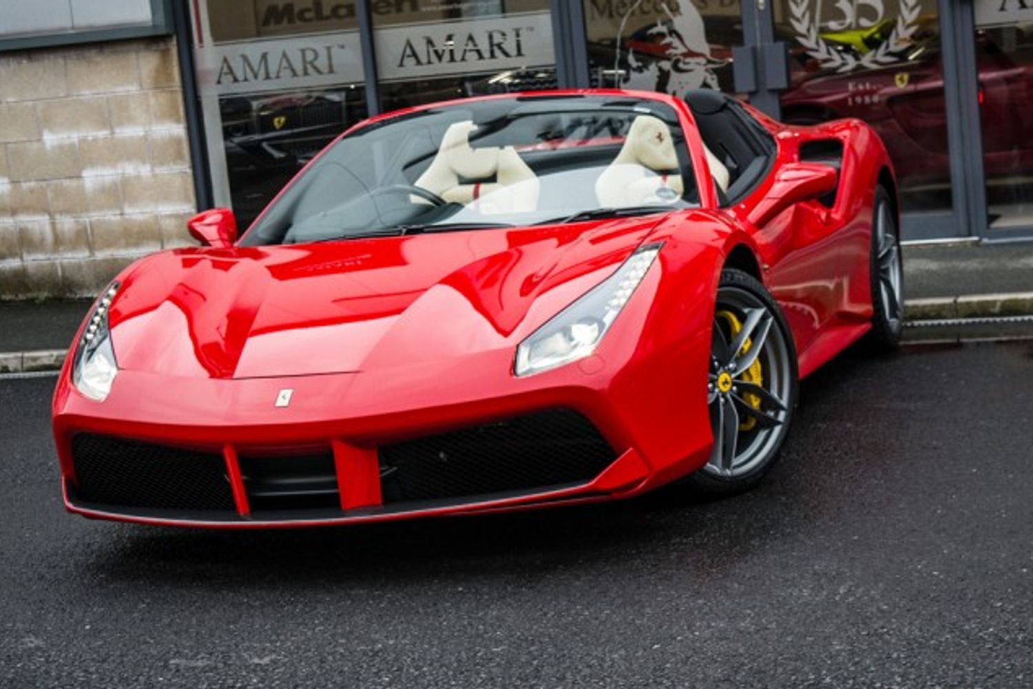 FERRARI 488 CONVERTIBLE 3.9 SPIDER 2DR SEMI AUTOMATIC