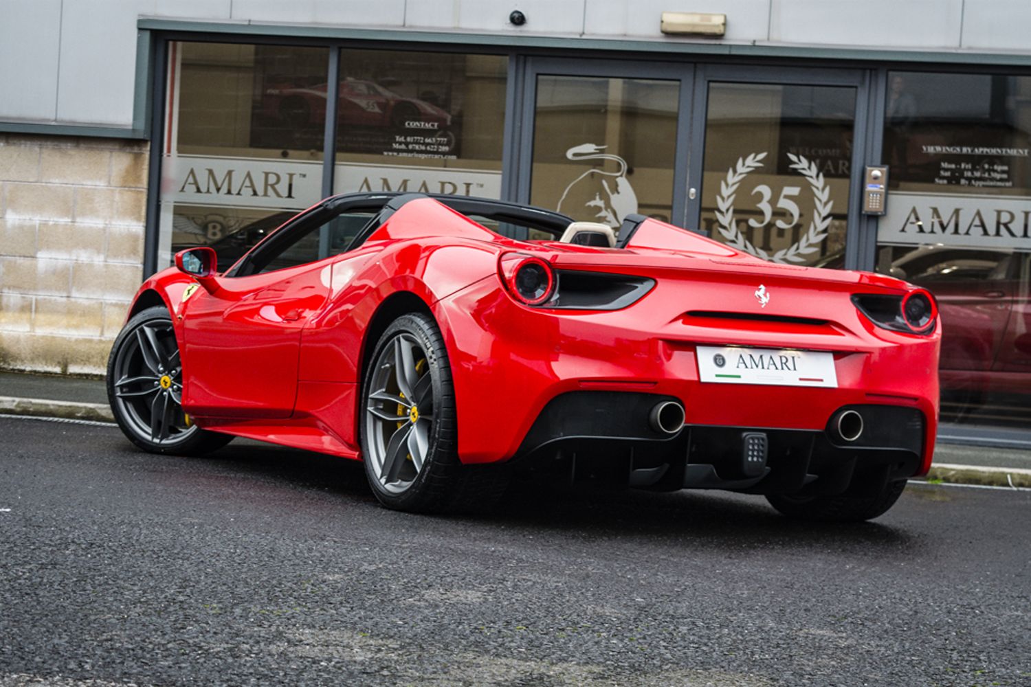 FERRARI 488 CONVERTIBLE 3.9 SPIDER 2DR SEMI AUTOMATIC