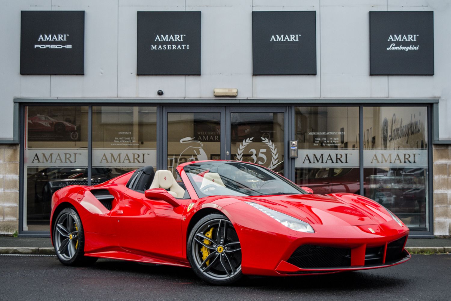 FERRARI 488 CONVERTIBLE 3.9 SPIDER 2DR SEMI AUTOMATIC