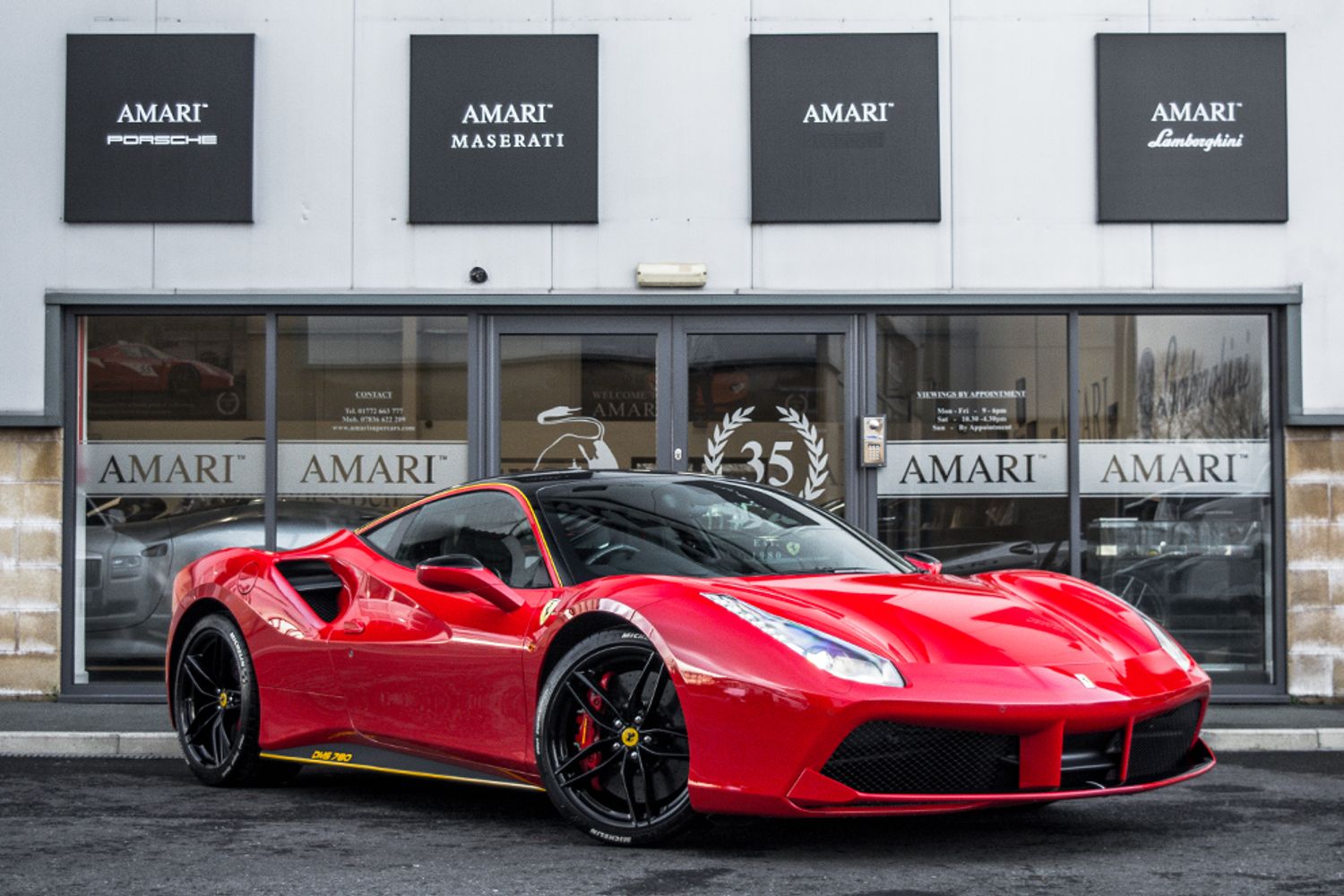 FERRARI 488 COUPE 3.9 GTB 2DR SEMI AUTOMATIC